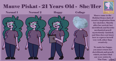 Mauve Piskat Reference Sheet